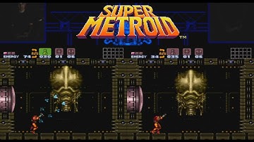Super Metroid "race" old vs new world record 100% (1:15:27) by Zoast