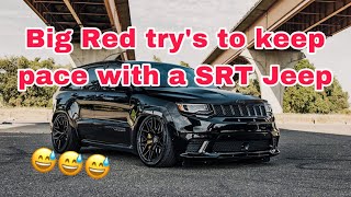 Durango RT and SRT Jeep cutting up in traffic *POV*