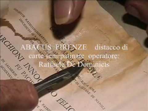 Restauro libri abacus p 01 youtube Restaurare un libro