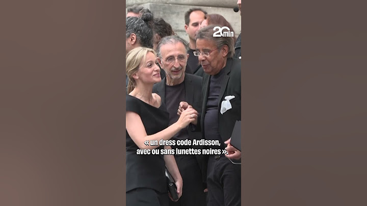 Le dernier hommage à Thierry Ardisson