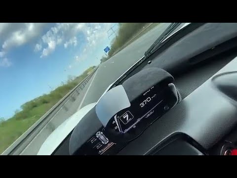 Driver takes advantage of Germany's empty autobahn to hit 231MPH in his Ferrari LaFerrari