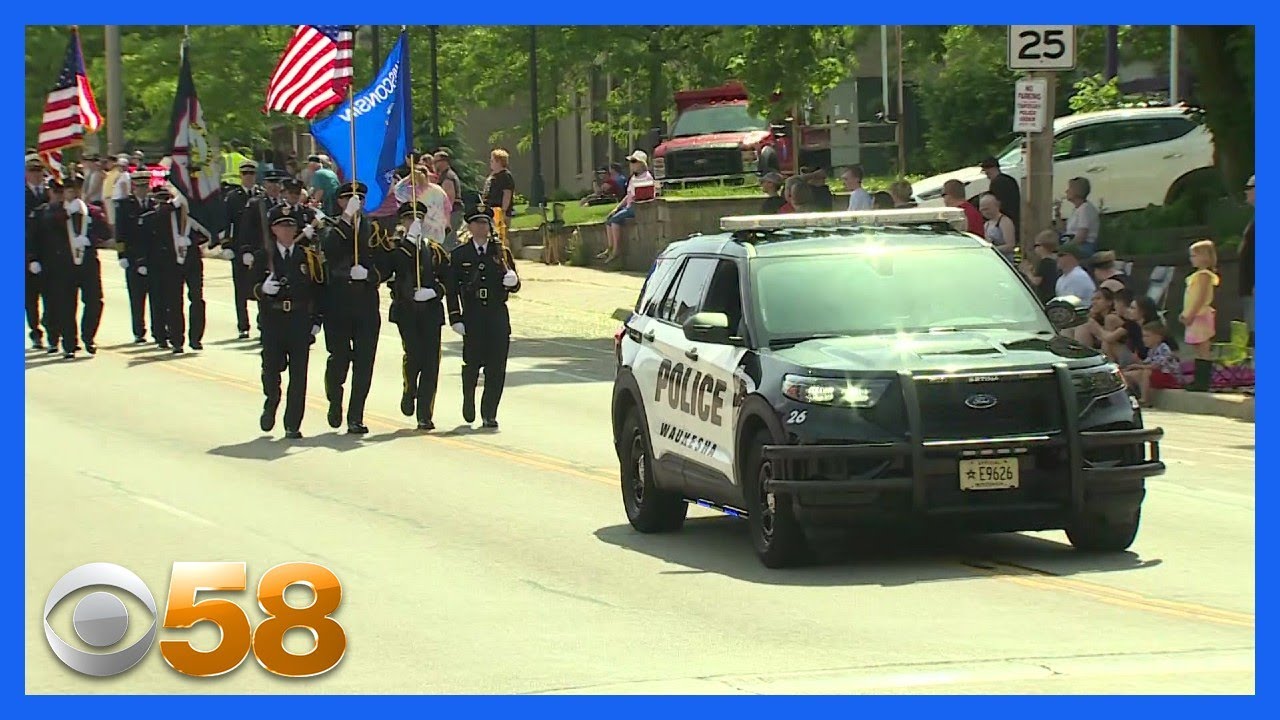 Hundreds turn out for Waukesha Memorial Day Parade, first since