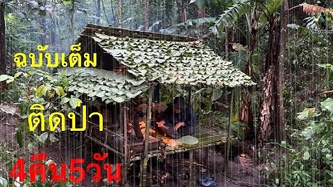 ติดป่า5วัน4คืน สร้างที่พัก ฝนถล่มหนักเกือบไม่รอด(ฉบับเต็ม)