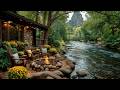 You Ll Instantly Relax Here Spring Riverside Porch Campfire Nature Sounds