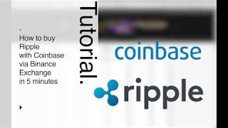 How to Buy Ripple from Coinbase NOW