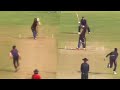 Saurav chauhan  batting  royal challengers bangalores player 