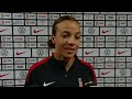 POST-MATCH MIXED ZONE: Mallory Swanson | USWNT vs. Iceland | October 27, 2024