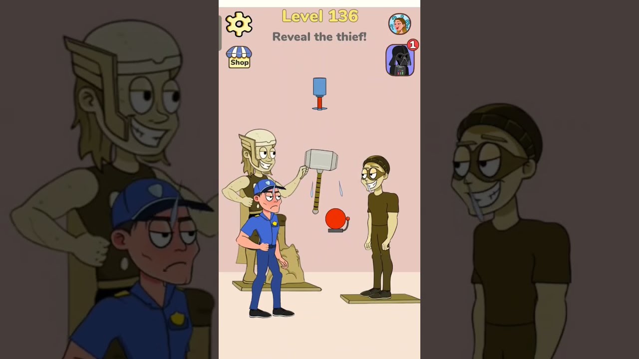 Reveal The Thief Impossible Date 2 Level 136 Shorts Impossibledate