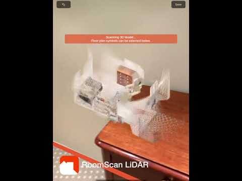 New 3D capture mode in RoomScan LiDAR — see the room materialise before your eyes!