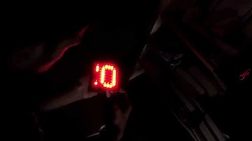 Scrolling LED display using ATmega16 (AVR)