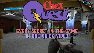 CHEX QUEST HD - EVERY SECRET in the Game - Walkthrough [NO COMMENTARY]