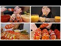 CORNDOG ASMR COMPILATION/ KOREAN CORNDOG/ MUKBANG COMPILATION/ BAMI FOOD