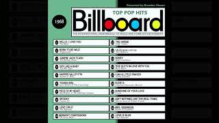 Video thumbnail of "Billboard Top Pop Hits - 1968 (Audio Clips)"