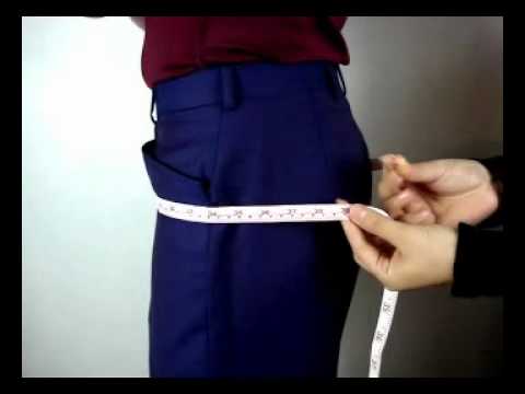 Male Seat Measurement for Suits and Shirts - YouTube