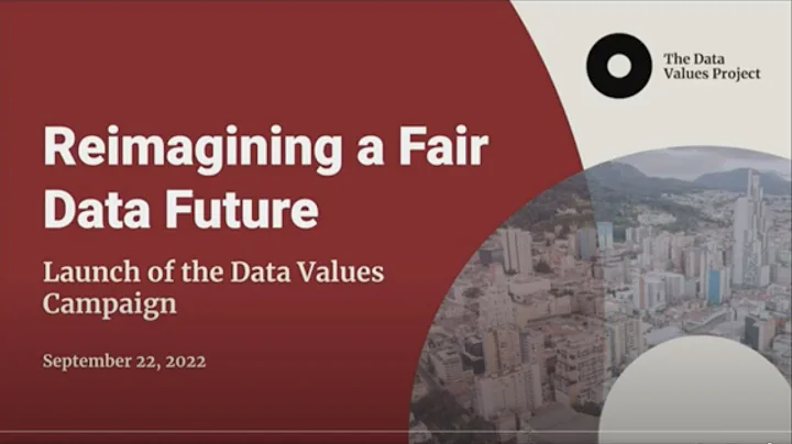 Reimagining a Fair Data Future: Launch of the Data Values Campaign - DayDayNews