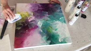 Layered Acrylic Painting - PART1