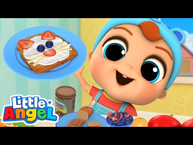 Yes Yes Breakfast Song | @LittleAngel Kids Songs & Nursery Rhymes class=