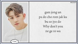 Woody RUN (My Lovely Liar OST Part 2) easy lyrics