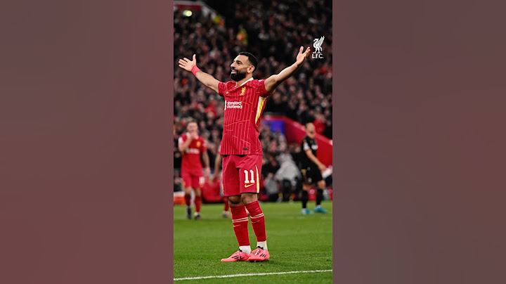 Mohamed Salah, the first Liverpool player to score in 5️⃣ consecutive #UCL home games