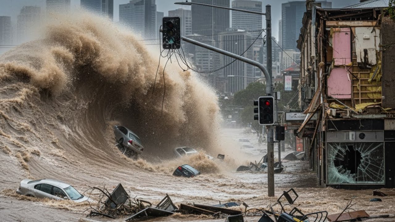 Australia’s WORST Flood Disaster | Realistic Storm, Muddy Mega Flood & City Submerged