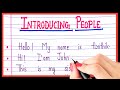 How to introduce yourself  10 lines on how to introduce yourself
