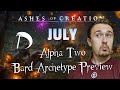 Exciting Bard Class Gameplay & Huge Alpha 2 Update | Ashes of Creation July Livestream (2024)