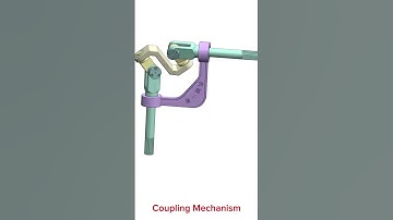 Coupling Mechanism #cad #design #mechanical
