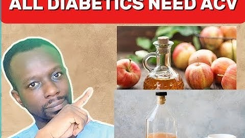 Why All Diabetics SHOULD Take Apple Cider Vinegar ( How To Take It)