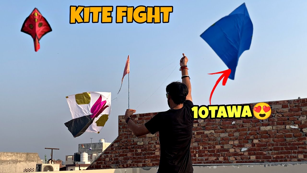Kite Fight 😍With Friends *Flying Pakisani kites* 2022 🪁Unboxing