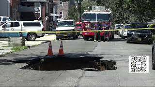 Sinkhole opens up on Bronx street, commuters face delays after Ida
