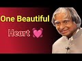 One beautiful heart  apj abdul kalam sir quotes  whiteflake inspiration