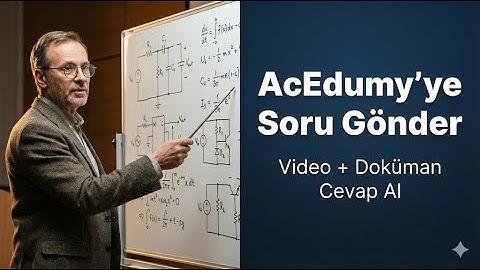 Mühendislik Çalışma Sorularını Gönder, Video + Doküman ile Profesyonel Cevap Al!