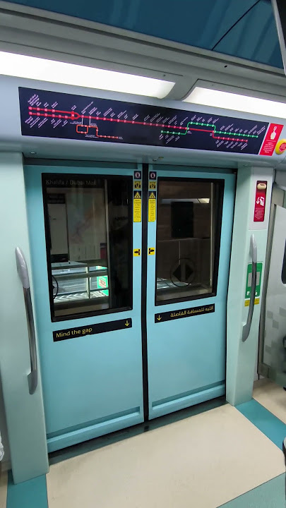Most satisfying voice ever. Dubai metro. Emirates #metro #dubai #burjkhalifa #viral