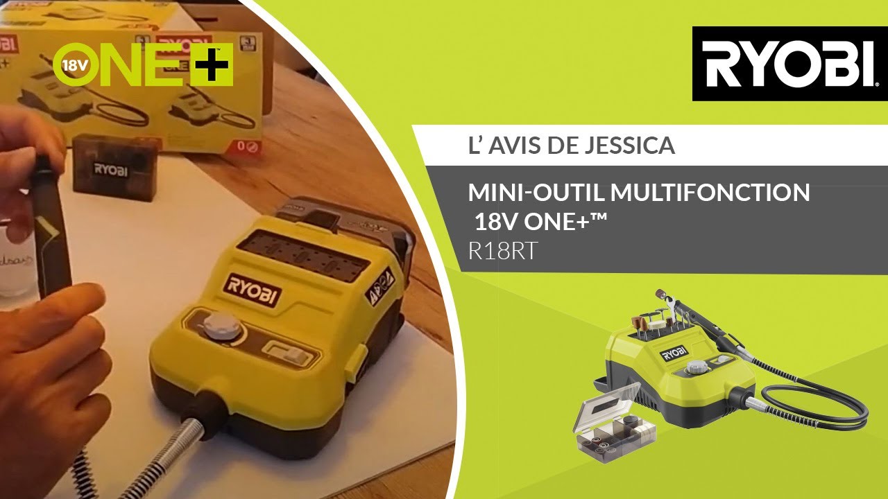 MINI-OUTIL MULTIFONCTION 18V ONE+™ R18RT RYOBI® - L'avis de Jessica 