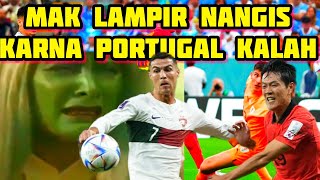 parodi lucu mak lampir||Portugal vs Korea Selatan ||portugal kalah