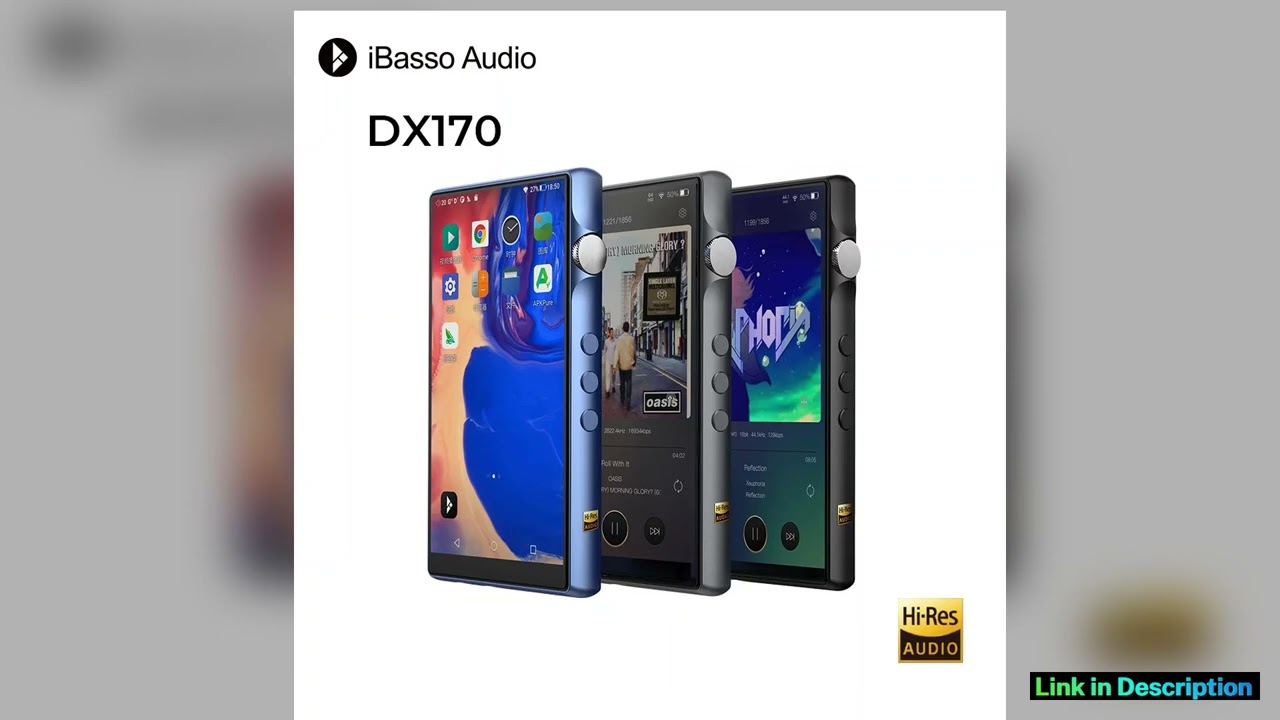 Ibasso DX170 MP3 Lossless Music Player Hifi Bluetooth Highquality WIFI Students Portable Music Play