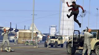 GTA 5 WAR #4 - MILITARY BASE MAYHEM! (GTA V Online) GTA 5 WAR #4 - MILITARY BASE MAYHEM! (GTA V Online)