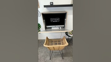 Small Home Office Space DIY Wall Mount Desk Office Desk Folding Desk Floating Desk Space Saving Furn