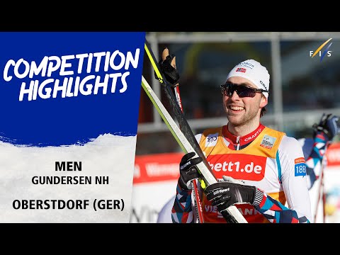 Riiber outsprints Austrians in Oberstdorf Gundersen NH | FIS Nordic Combined World Cup 23-24