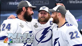 Members of the newly minted stanley cup champs share what their
victory means to them, including steven stamkos, victor hedman and pat
maroon. #nbcsports #nh...