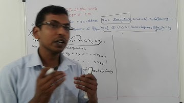 CSIR NET JUNE 2016 Q.61 SET-A  MATHS SOLUTION |  SEQUENCE OF SERIES | CAUCHY PROBLEM OF SEQUENCE