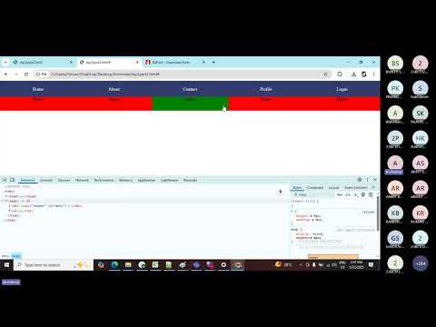 How to Create a Dropdown Menu Using HTML, CSS | Hover & Active Effects | My Logic