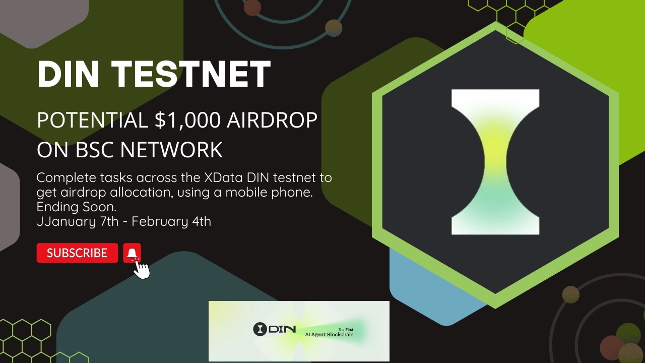 DIN TESTNET GUIDE | Full Guide using a phone | DIN Xdata Guide On ...