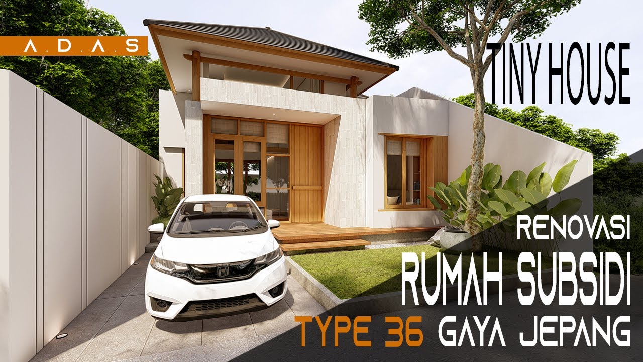 renovasi rumah subsidi type 36 II gaya jepang