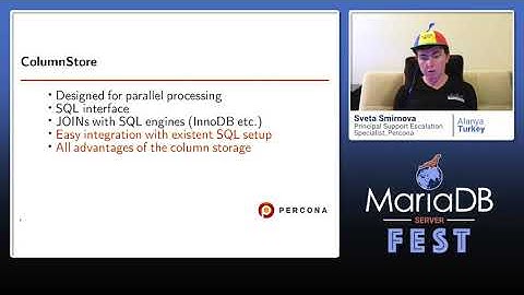 Improvements in the latest MariaDB versions - Sveta Smirnova - MariaDB Server Fest 2020