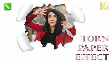 TORN PAPER EFFECT IN CORELDRAW | PAPER EFFECT | PHOTO MANIPULATION