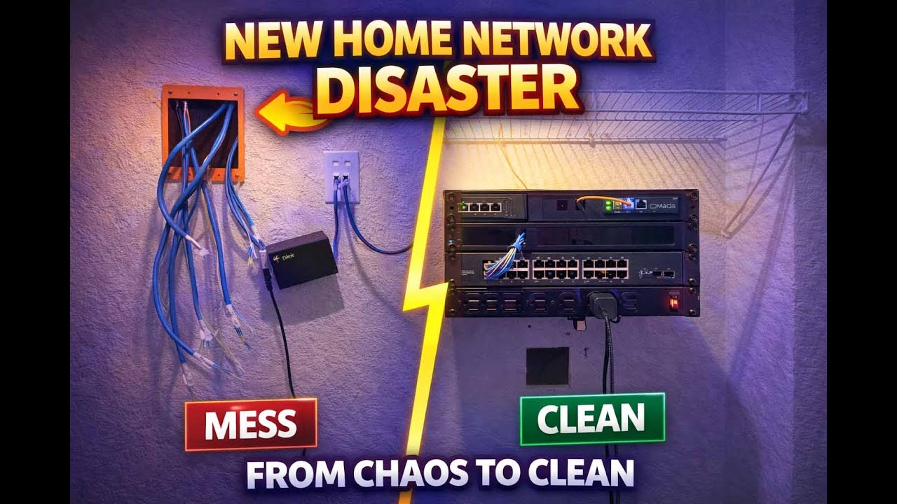 New Home Network Disaster → From Chaos to Clean (TP-Link Omada Build)