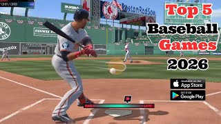 Top 5 Best BASEBALL Games for Android & iOS 2026 | High Graphics | (Online/Offline) screenshot 1