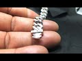 10mm Cuban Link Bracelet. Review/Unbox. Clocks and Colors.
