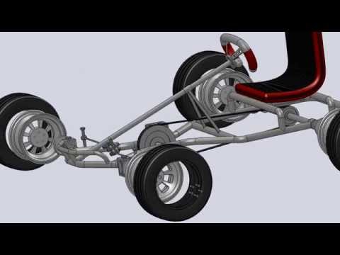 Pedal Go Kart  3D - SolidWorks